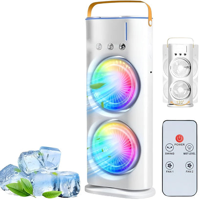 ❄️ Frostify™ Air Cooler Rechargeable Mini Cooler with LED Light