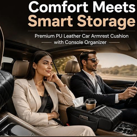 5-in-1 Premium Car Armrest Organizer