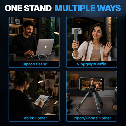 🚀 FlexiPro™ 4-in-1 Smart Laptop Stand