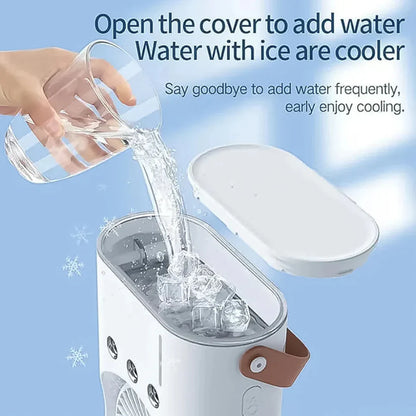 ❄️ Frostify™ Air Cooler Rechargeable Mini Cooler with LED Light