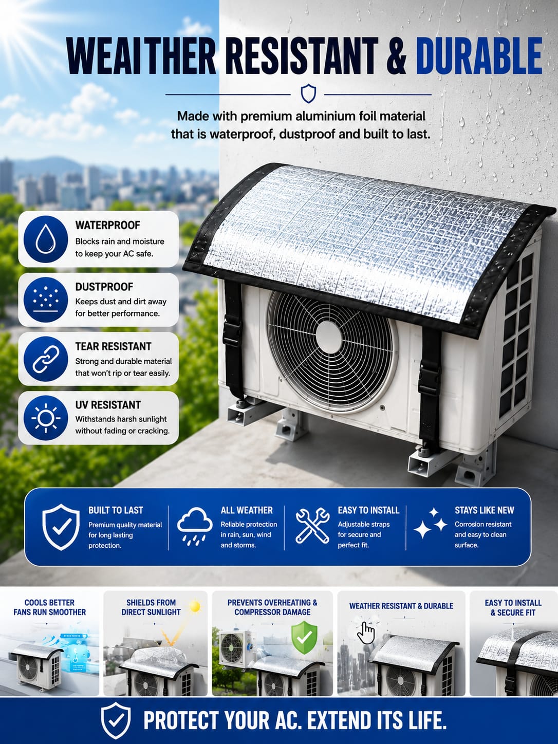 🛡️❄️ FrostShield™ AC Protector